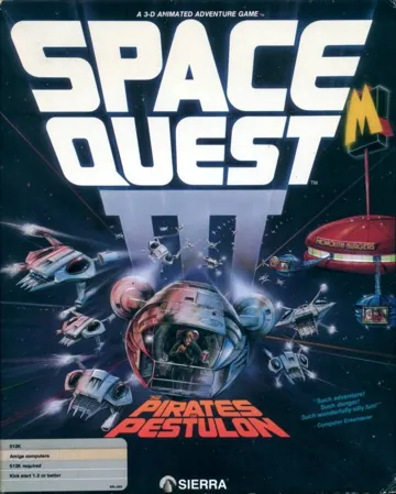 Space Quest III - The Pirates of Pestulon_Disk1 box cover front